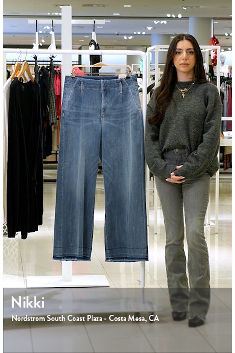 Mona High Waist Wide Leg Jeans video