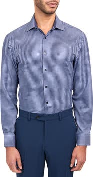 W.R.K Trim Fit Performance Geo Dress Shirt