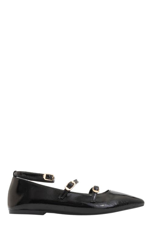Forever & Always Shoes Serena Leather Mary Jane Flats in Black Patent Leather at Nordstrom, Size 7.5