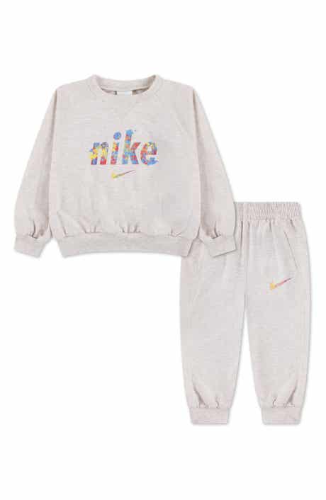 Kids' Graphic French Terry Crewneck Sweatshirt & Joggers Set