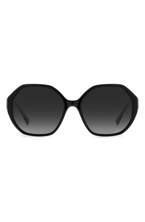 waverly 57mm gradient round sunglasses