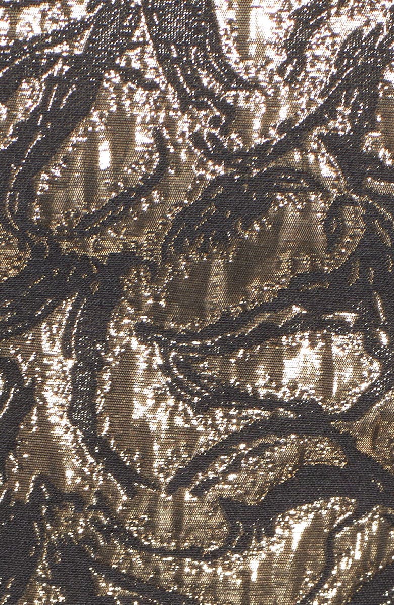 BB Dakota by Steve Madden BB Dakota Metallic Brocade Fit & Flare Dress, Alternate, color,
