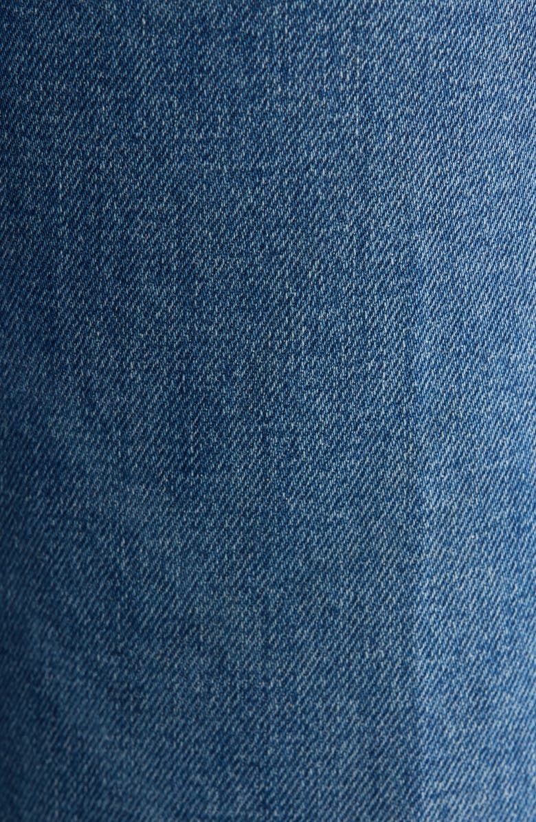 PAIGE Leenah Raw Hem High Waist Ankle Wide Leg Jeans, Alternate, color, Traverse