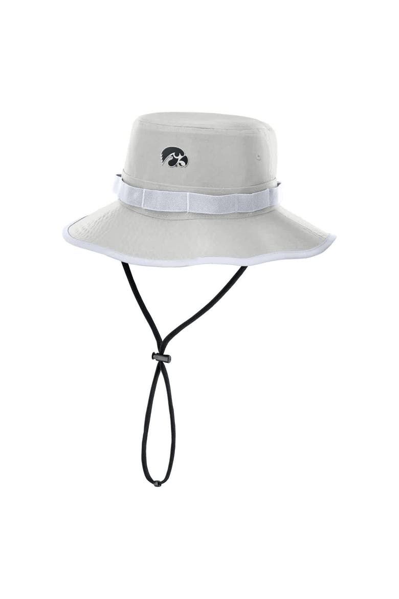 Men's Nike Gray Iowa Hawkeyes 2025 Sideline Apex Boonie Bucket Hat, Alternate, color, Gray