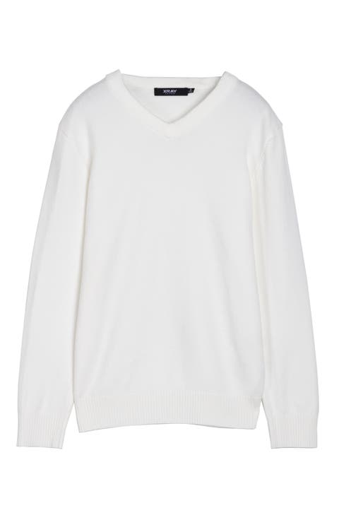 Kids' Basic V-Neck Sweater (Big Kid)