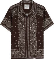 MIDNIGHT RODEO x La Porte Bandana Print Camp Shirt