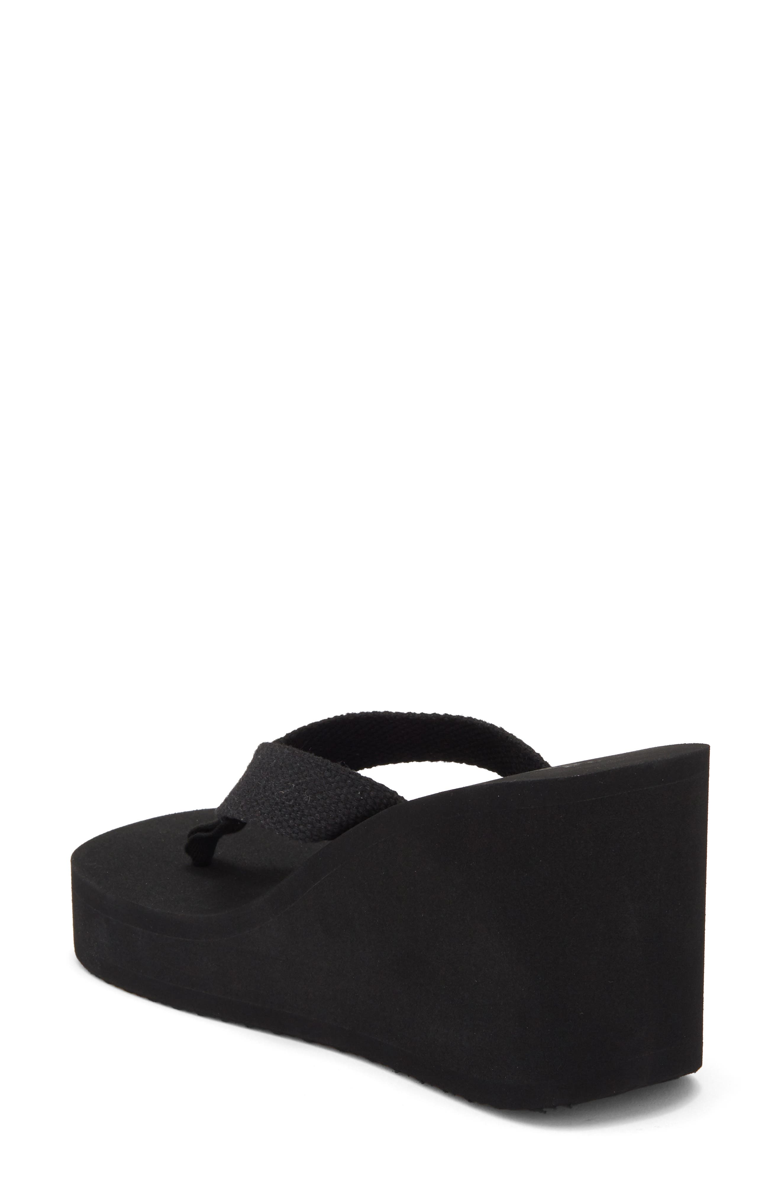 Jeffrey Campbell Astria Platform Wedge Sandal, Alternate, color, Black