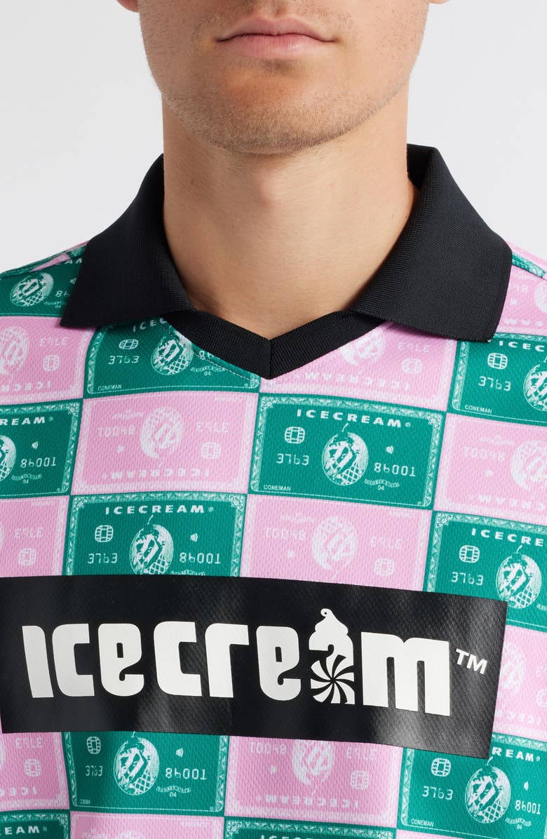ICECREAM Connor Short Sleeve Soccer Jersey, Alternate, color, Orchid