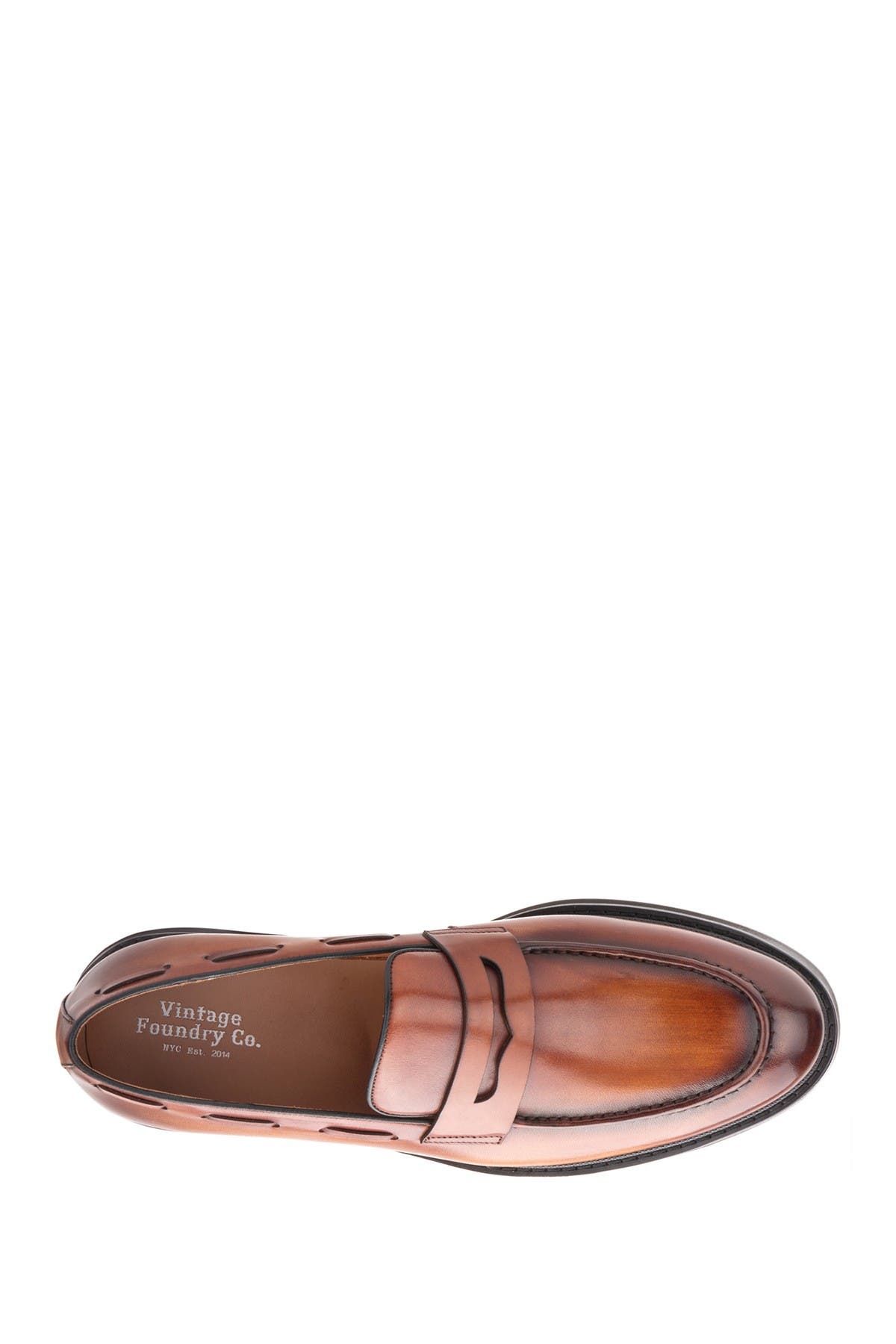 Lionell Leather Penny Loafer, Alternate, color, TAN