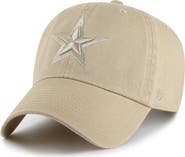 '47 Men's '47  Khaki Dallas Cowboys Tonal Clean-Up Adjustable Hat