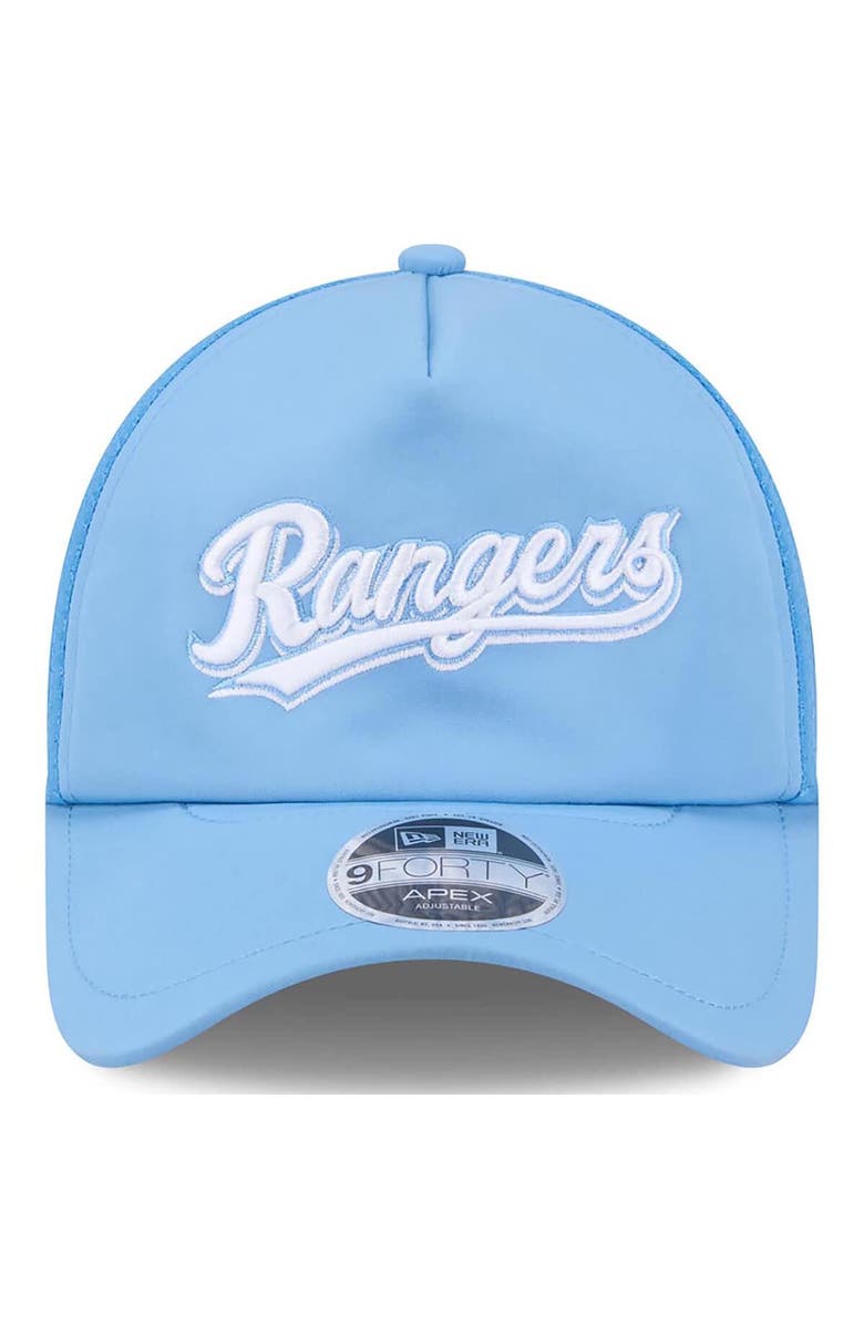 New Era Men's New Era Light Blue Texas Rangers 2026 Batting Practice Alternate Apex 9FORTY Adjustable Hat, Alternate, color, Light Blue