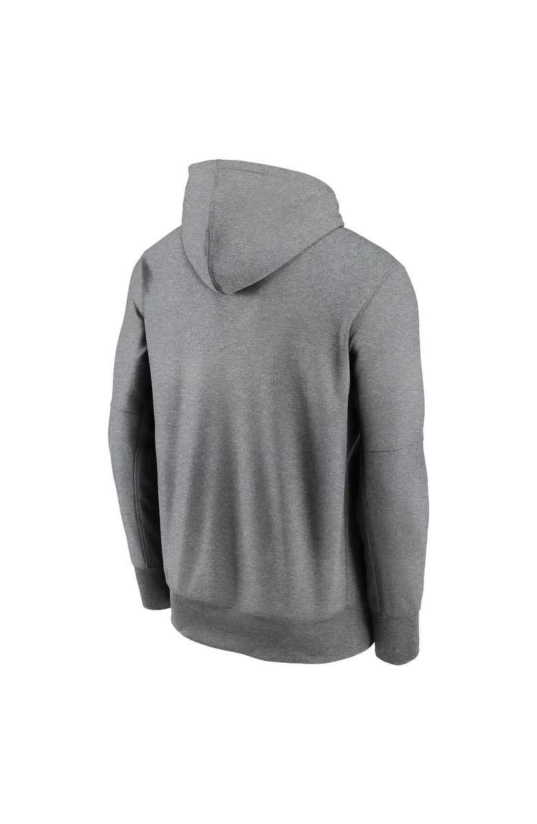 Nike Men's Nike Heather Gray Jacksonville Jaguars Performance Fleece Pullover Hoodie, Alternate, color, Heather Gray