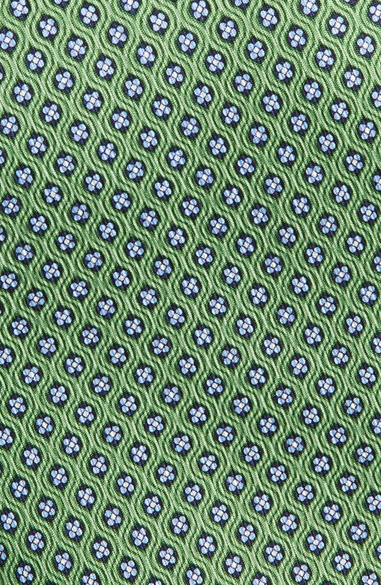 Nordstrom Floral Silk Tie, Alternate, color, Green
