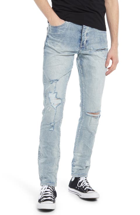Chitch Punk Trashed Slim Fit Stretch Jeans