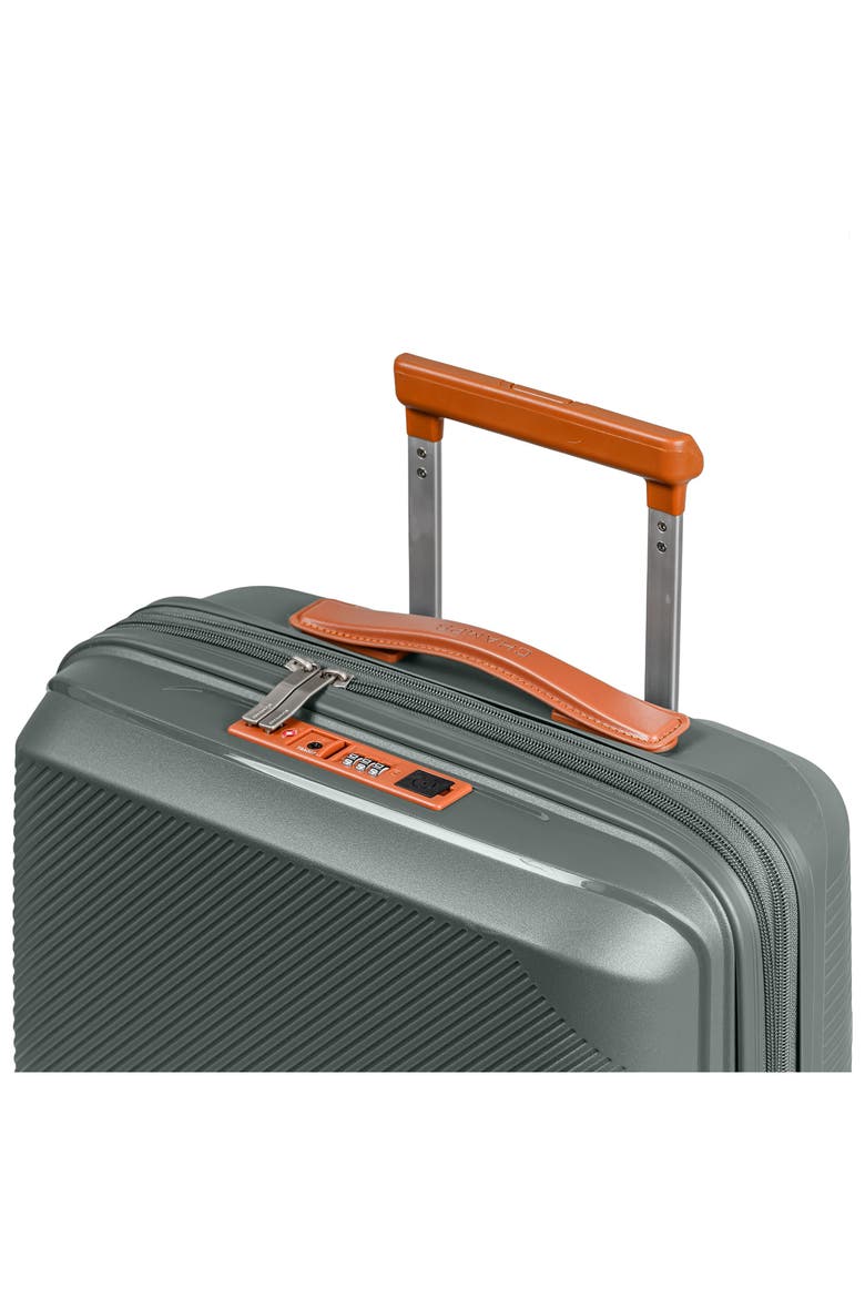 Aura Carry-On Hardside Spinner Luggage, Alternate, color, GREEN