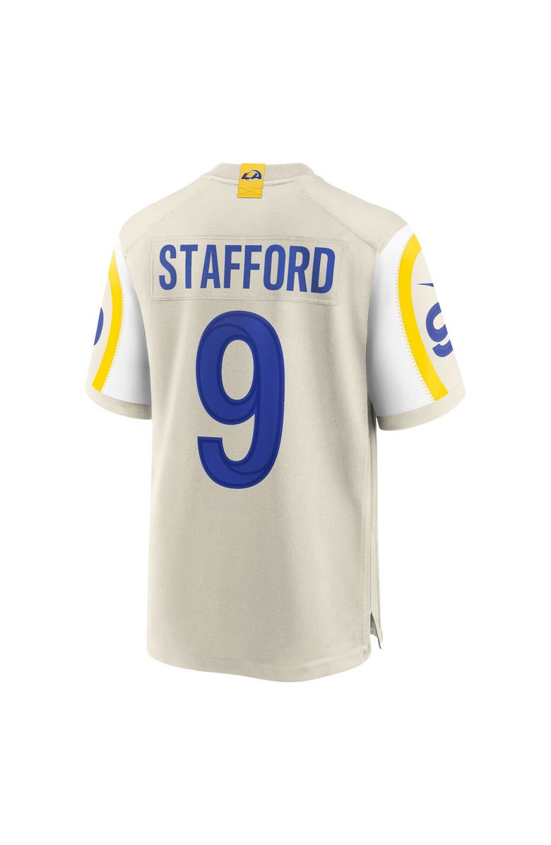 Nike Men's Nike Matthew Stafford Bone Los Angeles Rams Game Jersey, Alternate, color, Cream