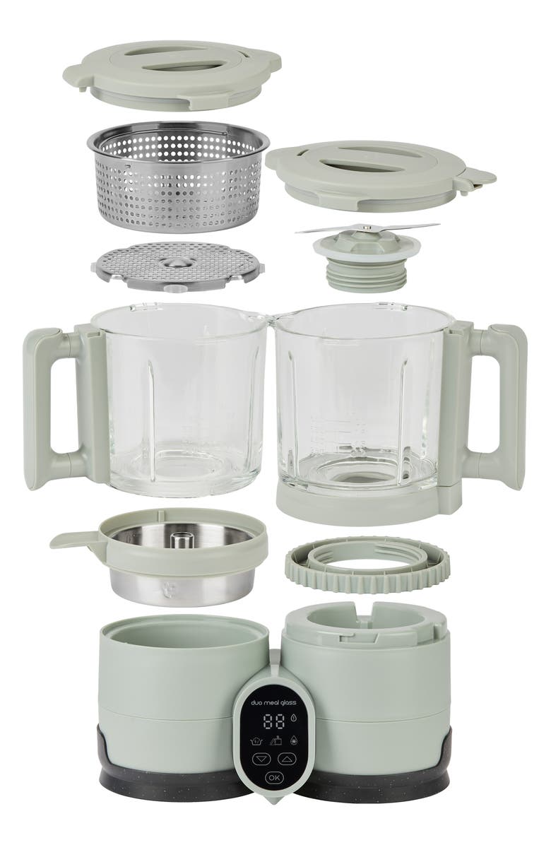 Babymoov Duo Meal Glass Pro Baby Food Maker, Alternate, color, Celadon Green