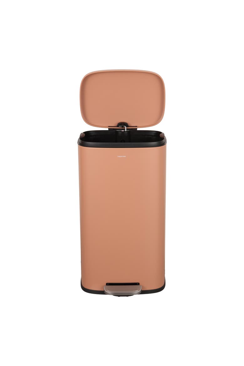 Curtis Step Pedal Trash Can, Alternate, color, Clay Rose