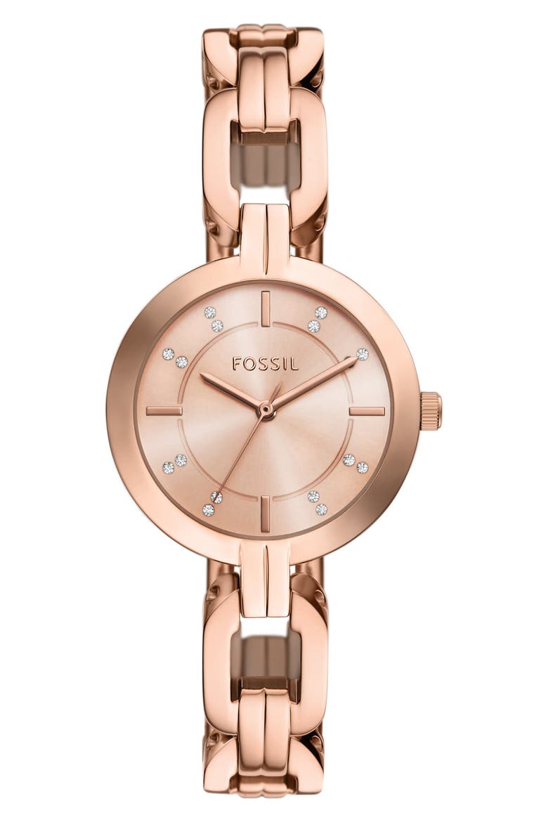 Kerrigan Bracelet Watch, 32mm, Main, color, ROSE GOLD