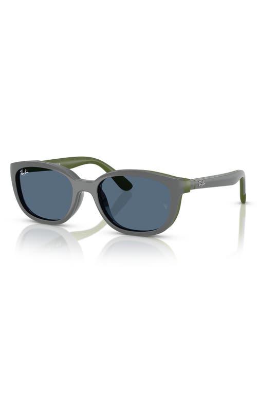Shop Ray Ban Ray-ban Kids' 46mm Pillow Optical Glasses & Clip-on Sunglasses In Dark Blue