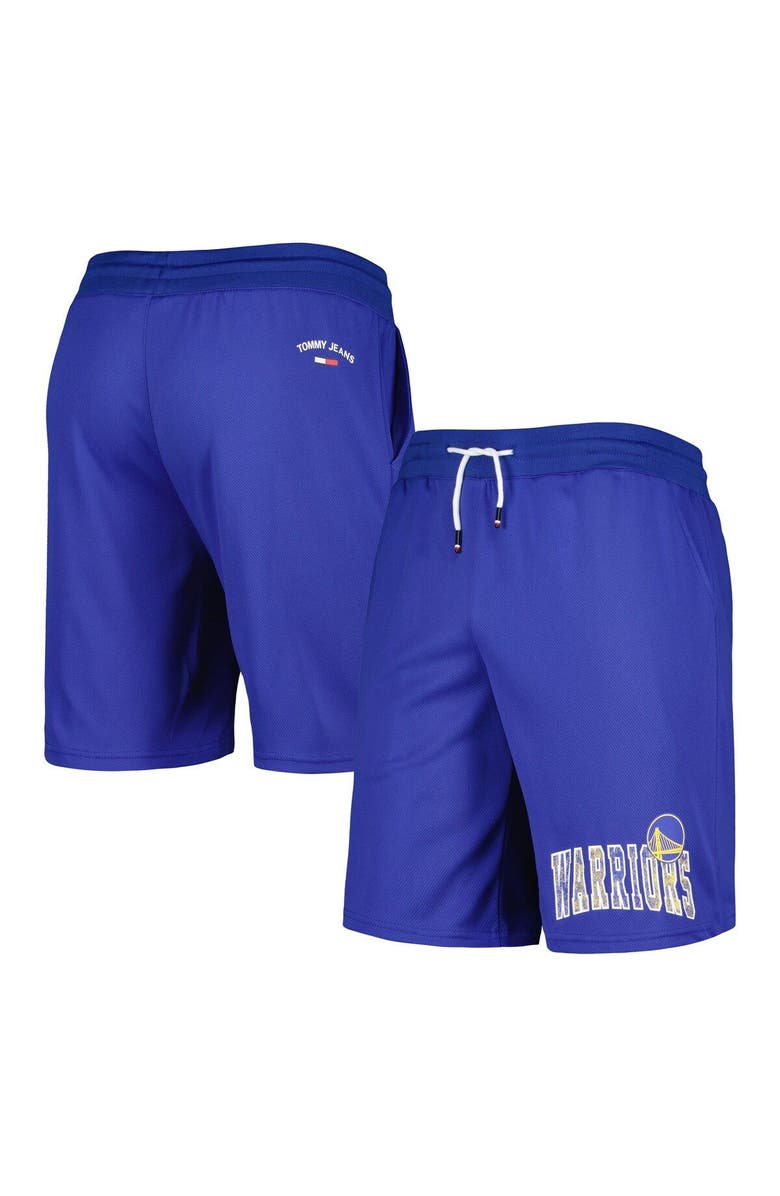 TOMMY JEANS Men's Tommy Jeans Royal Golden State Warriors Mike Mesh Basketball Shorts, Main, color, Royal