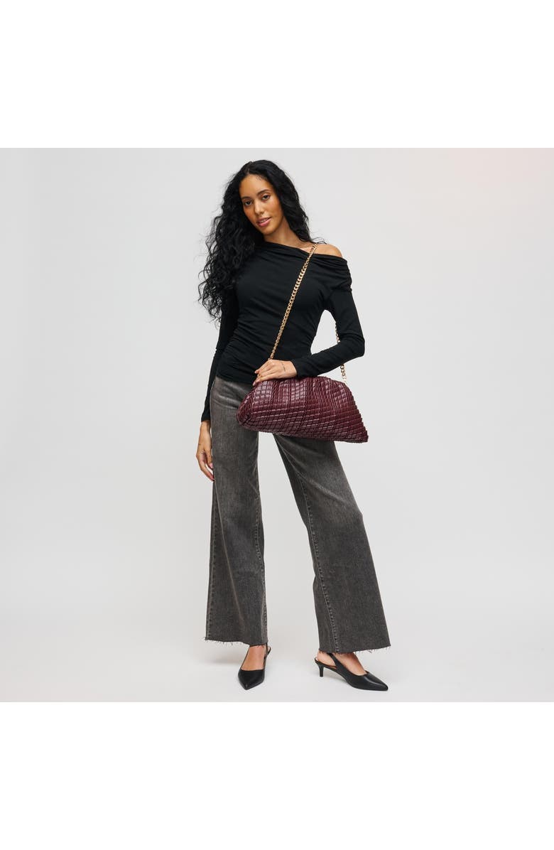 URBAN EXPRESSIONS HANDBAGS Veronica Clutch, Alternate, color, Wine