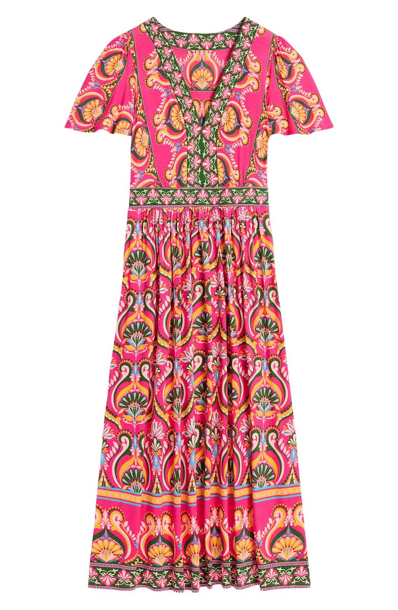 Boden Ellie Print Flutter Sleeve Dress, Alternate, color,