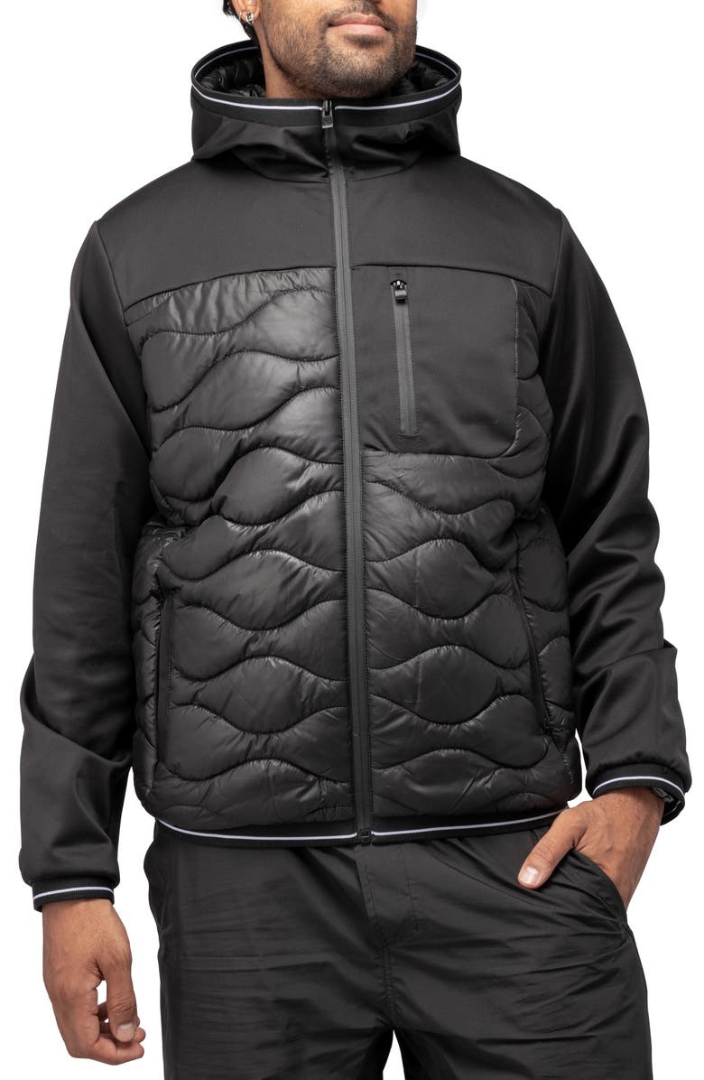 XRAY Onion Quilt Hooded Jacket, Main, color,