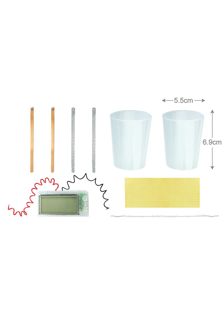Green Science Potato Clock Diy Renewable Energy Kit, Power Digital Clock, Alternate, color, Multicolored