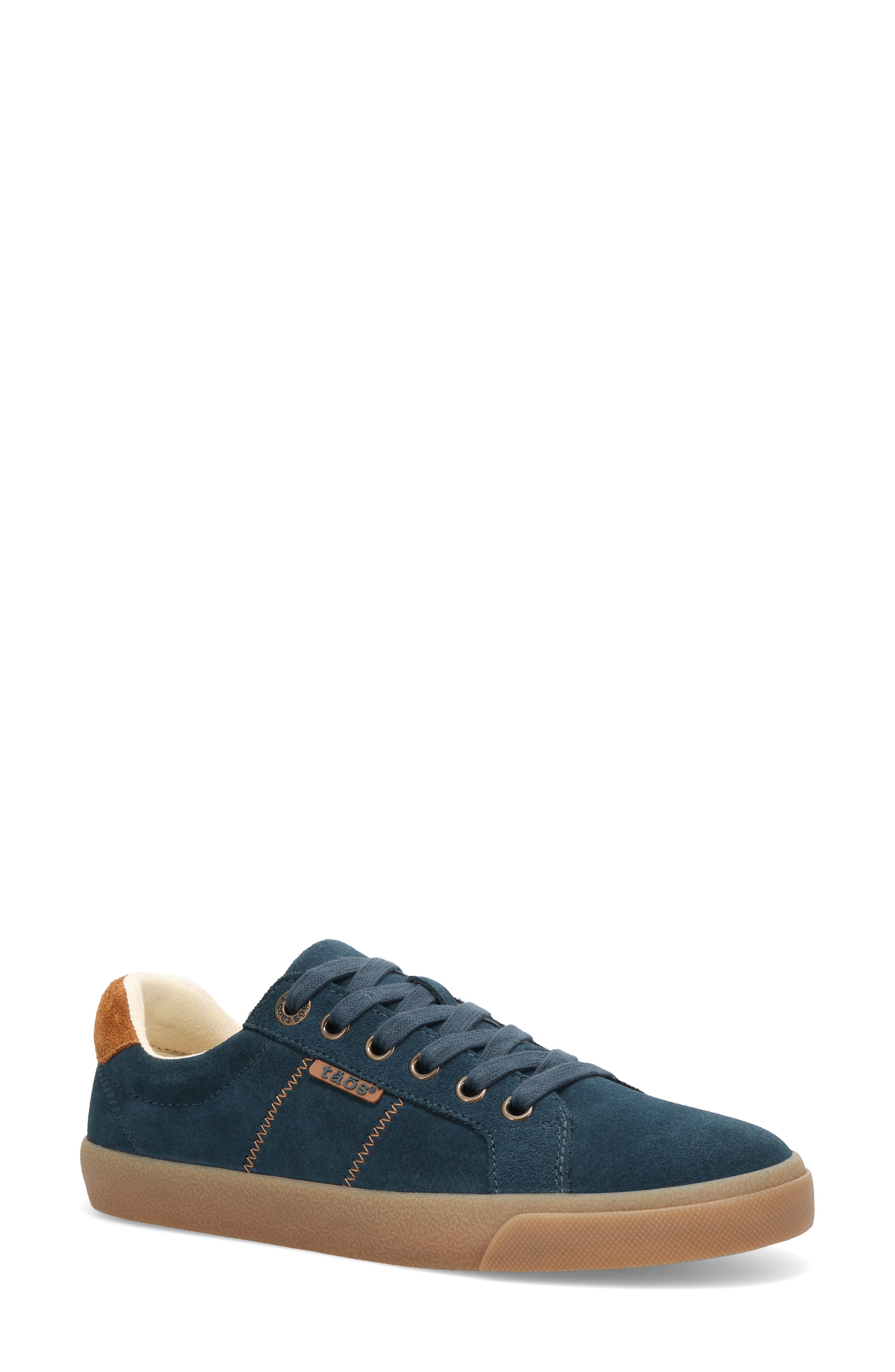 TEAL/ COGNAC SUEDE