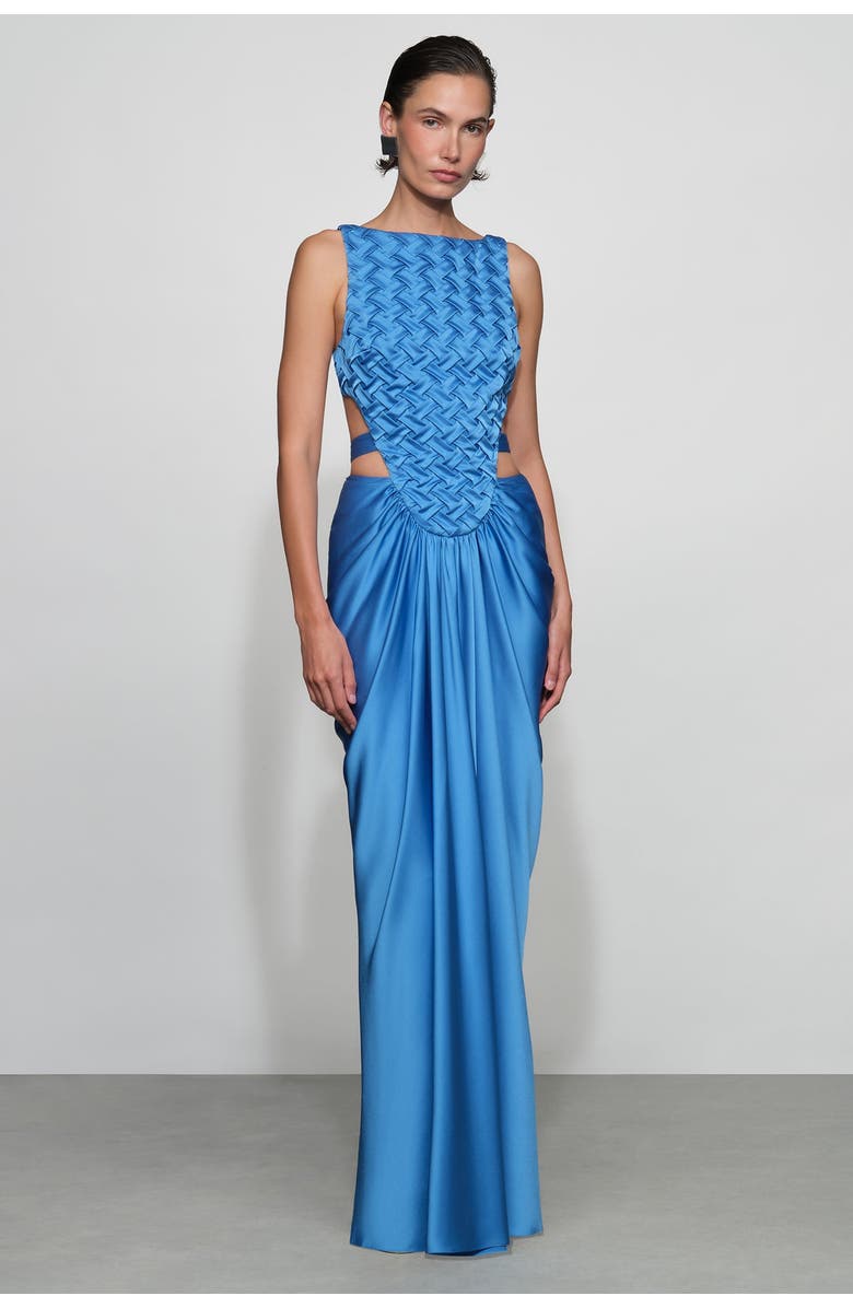 Et Ochs Magdalen Gown, Alternate, color, Ocean