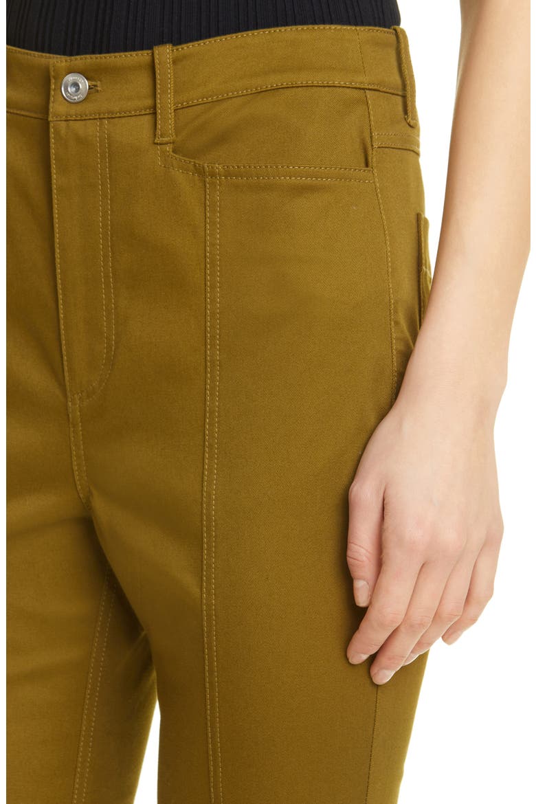Stretch Twill Crop Pants, Alternate, color, OLIVE
