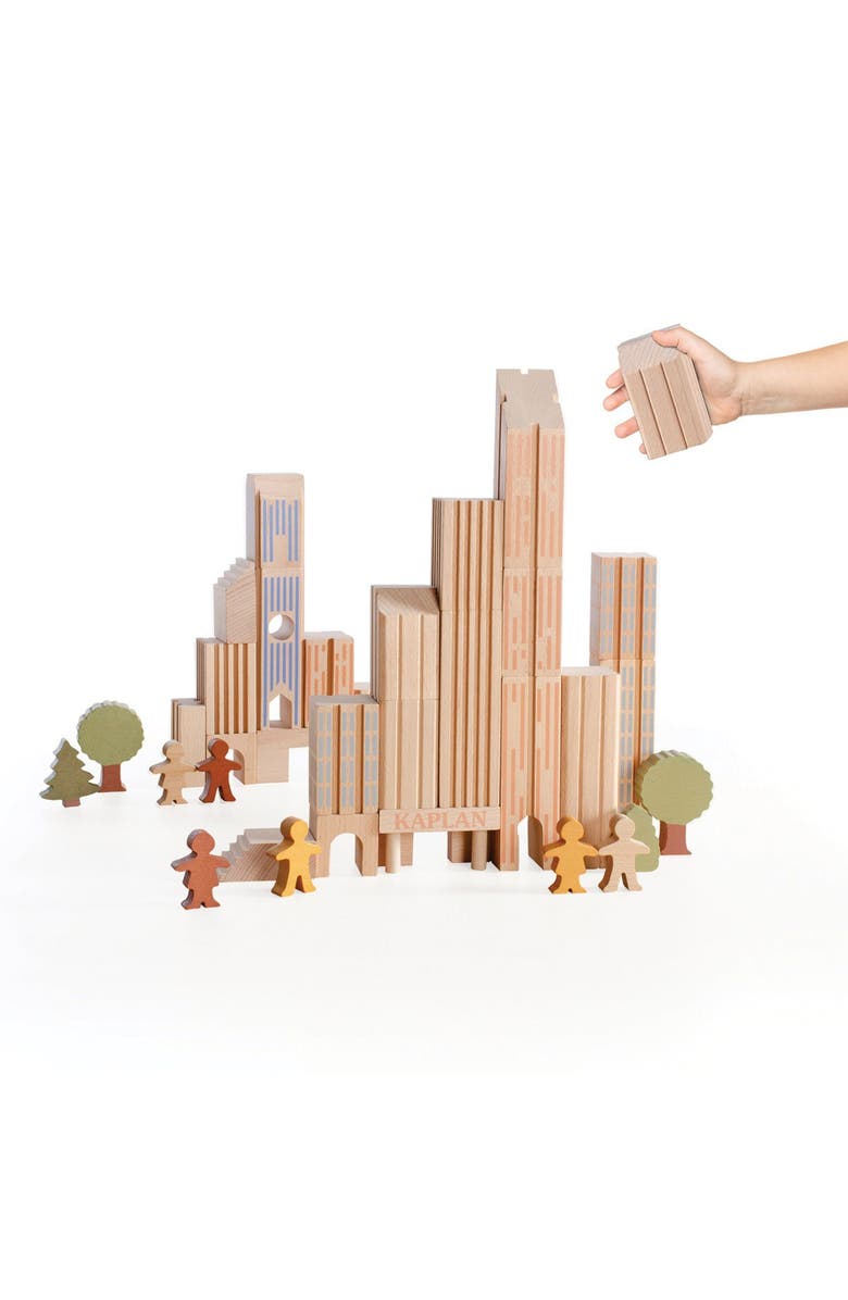 Kaplan Early Learning Company Big City Building Blocks Set - 36 pieces, Alternate, color, Multicolor