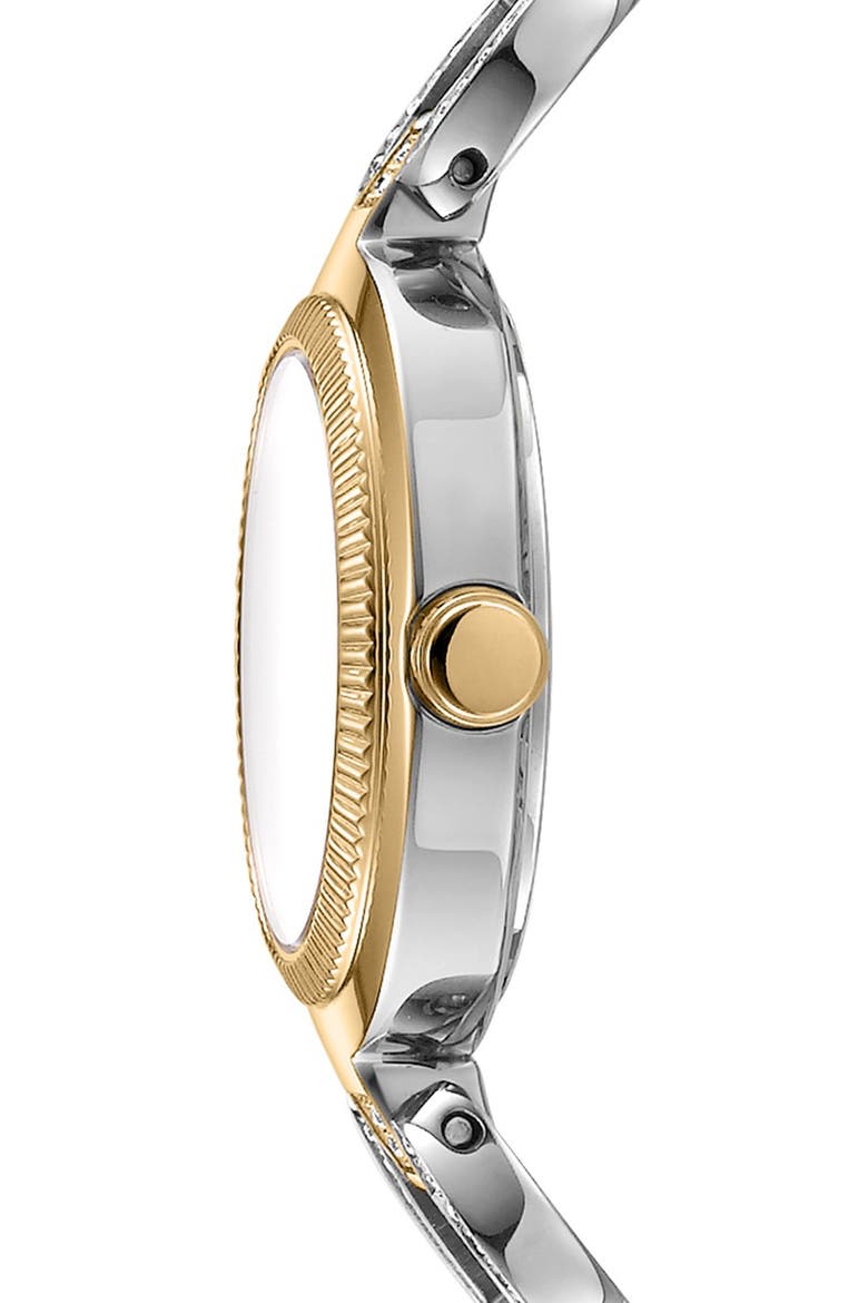 Logo Chain Bracelet Watch, Alternate, color, DARK GREEN