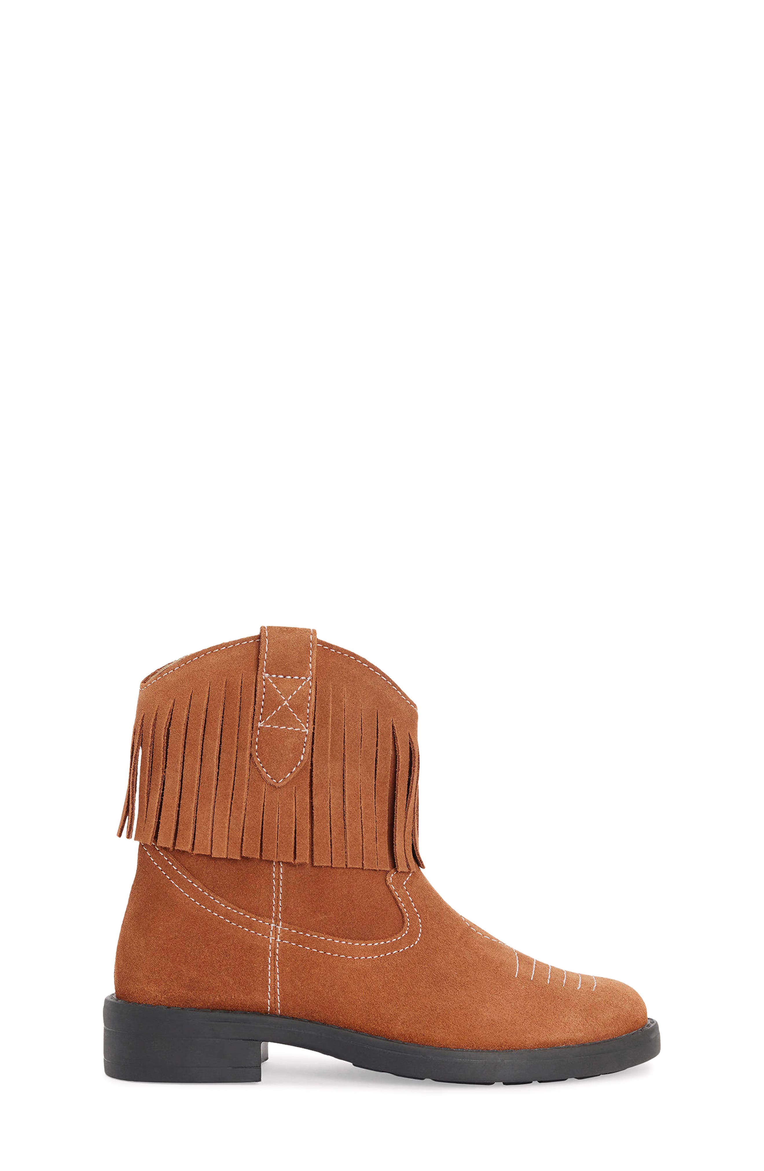 Kids' Fringe Western Boot, Alternate, color, TAN FRINGE