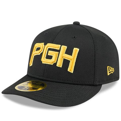 Men's New Era Black Pittsburgh Pirates City Connect Batting Practice Low Profile 59FIFTY Fitted Hat