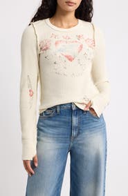Free People Lucky Locket Thermal Graphic T-Shirt