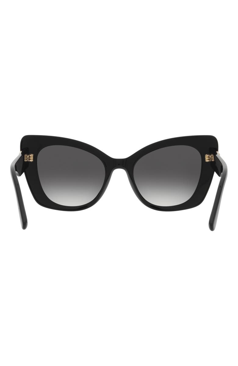 Dolce&Gabbana 53mm Gradient Butterfly Sunglasses, Alternate, color, 