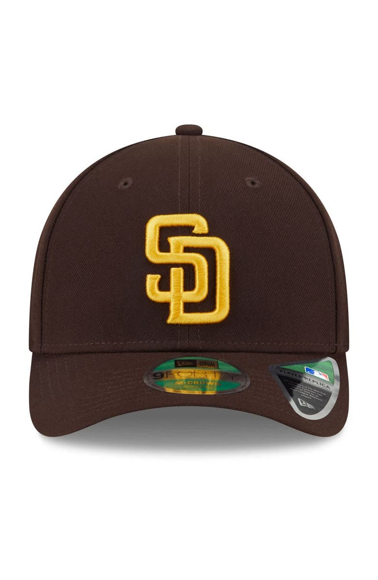 New Era Men's New Era Brown San Diego Padres 2025 MLB Postseason Side Patch 9FORTY Adjustable Hat, Alternate, color, Brown