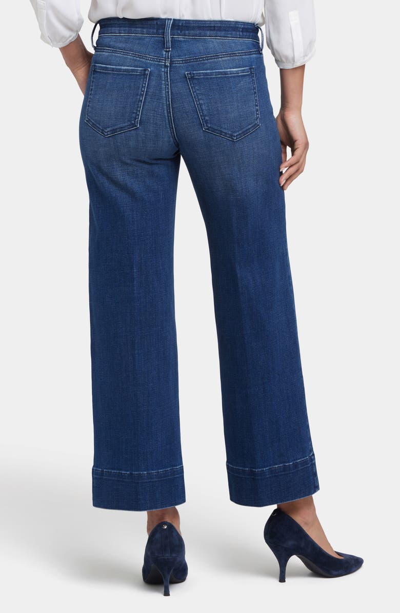 NYDJ Teresa High Waist Wide Leg Ankle Jeans, Alternate, color, Moonlight