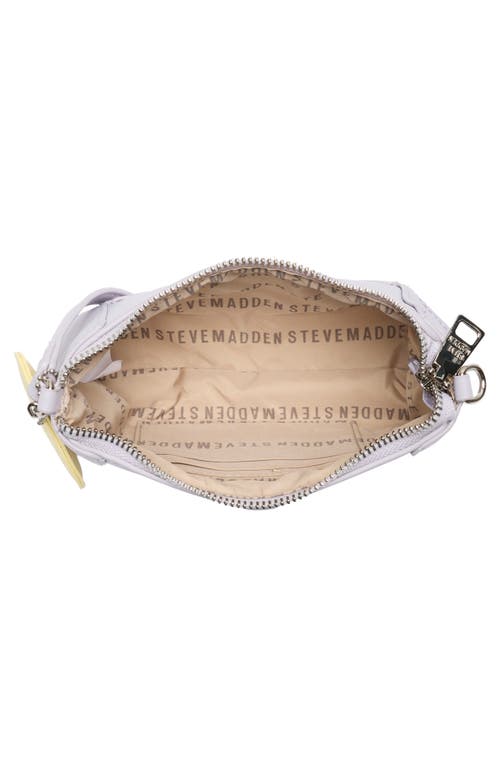 Steve Madden Zip Pouch Wristlet In Purple