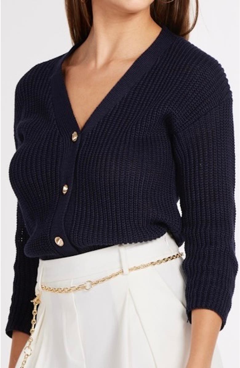 Bishop + Young Forever Cardigan, Main, color, Navy