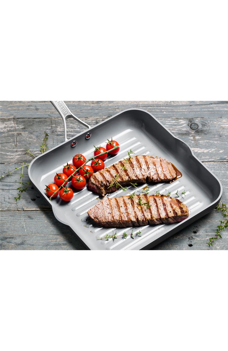 GreenPan Paris 11-Inch Anodized Aluminum Ceramic Nonstick Grill Pan, Alternate, color, 