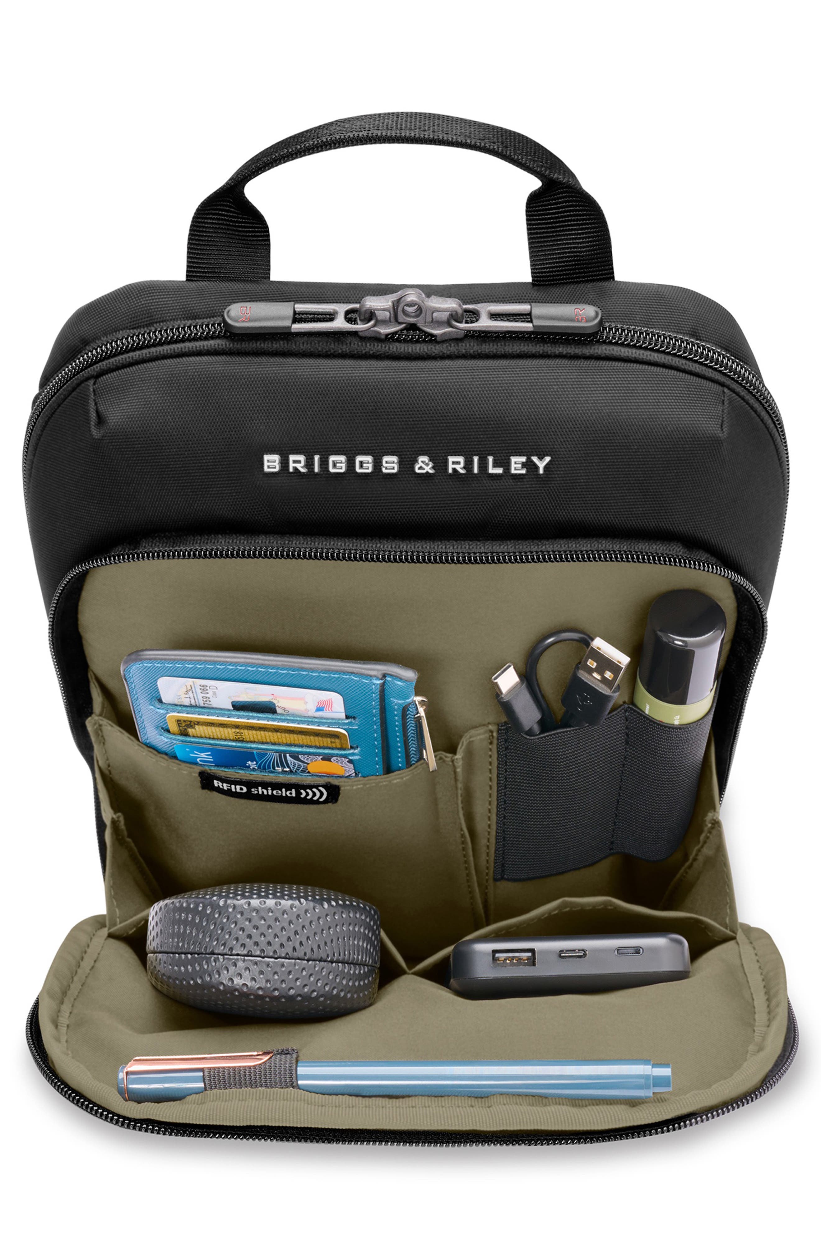 Briggs & Riley HTA Crossbody Bag, Alternate, color, Black