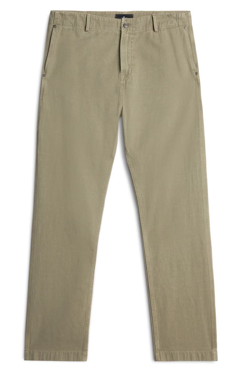 7 For All Mankind Cotton & Linen Carpenter Chinos, Alternate, color,