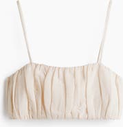 H&M Gathered Crop Top