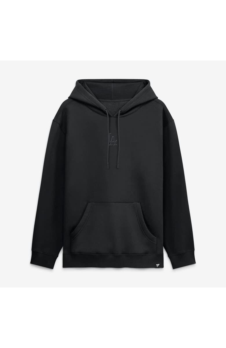 FANATICS Men's Fanatics Los Angeles Dodgers Black Out Fleece Hoodie, Alternate, color, Black