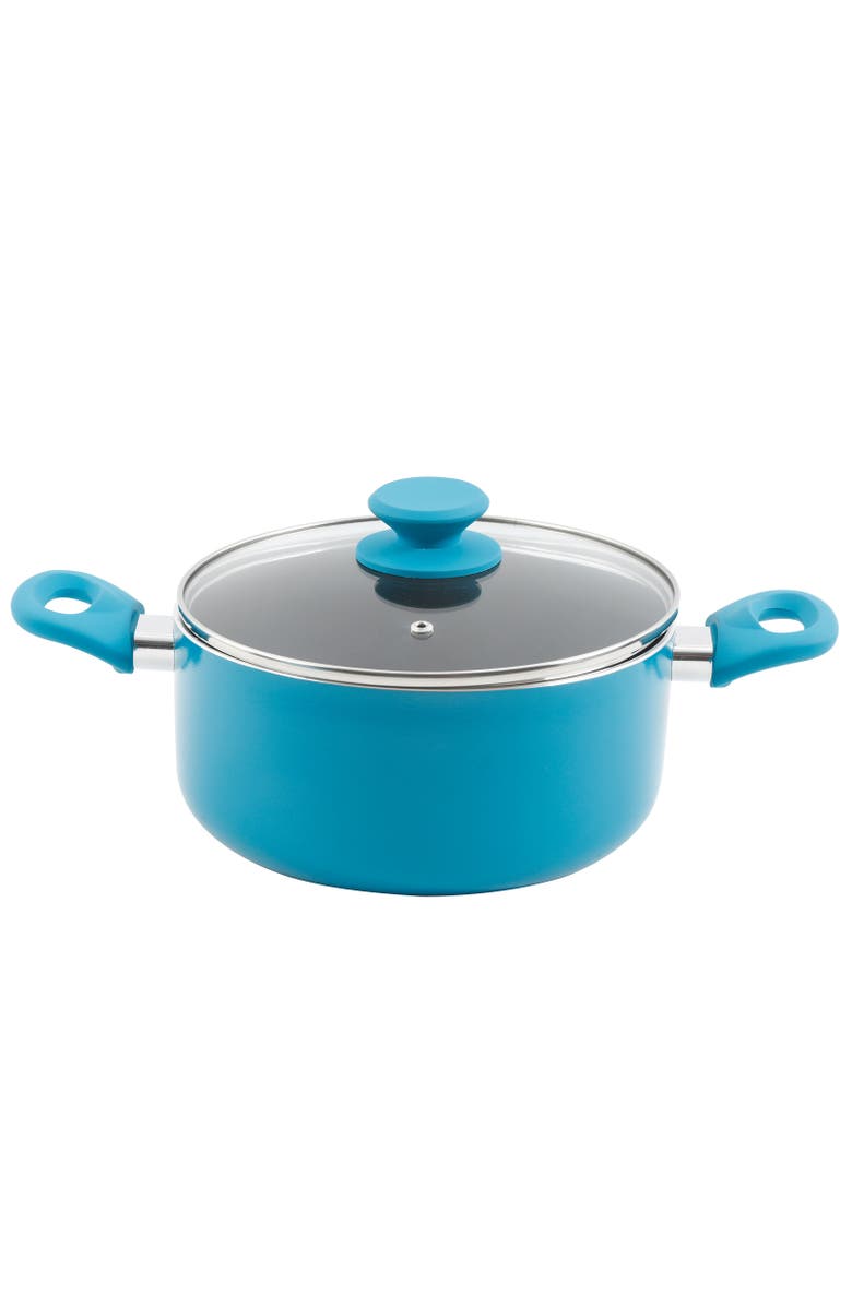 Gibson Home Benton 4 Qt Dutch Oven W/Lid, Main, color, Blue