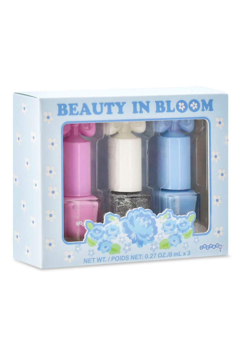 Kids' Beauty in Bloom 3-Piece Nail Polish Set, Alternate, color, MULTI