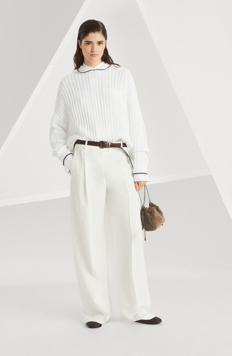 Brunello Cucinelli Sweatshirt with monili, Alternate, color, 